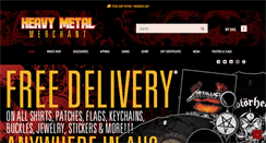 Desktop Screenshot of heavymetalmerchant.com