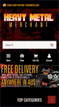 Mobile Screenshot of heavymetalmerchant.com